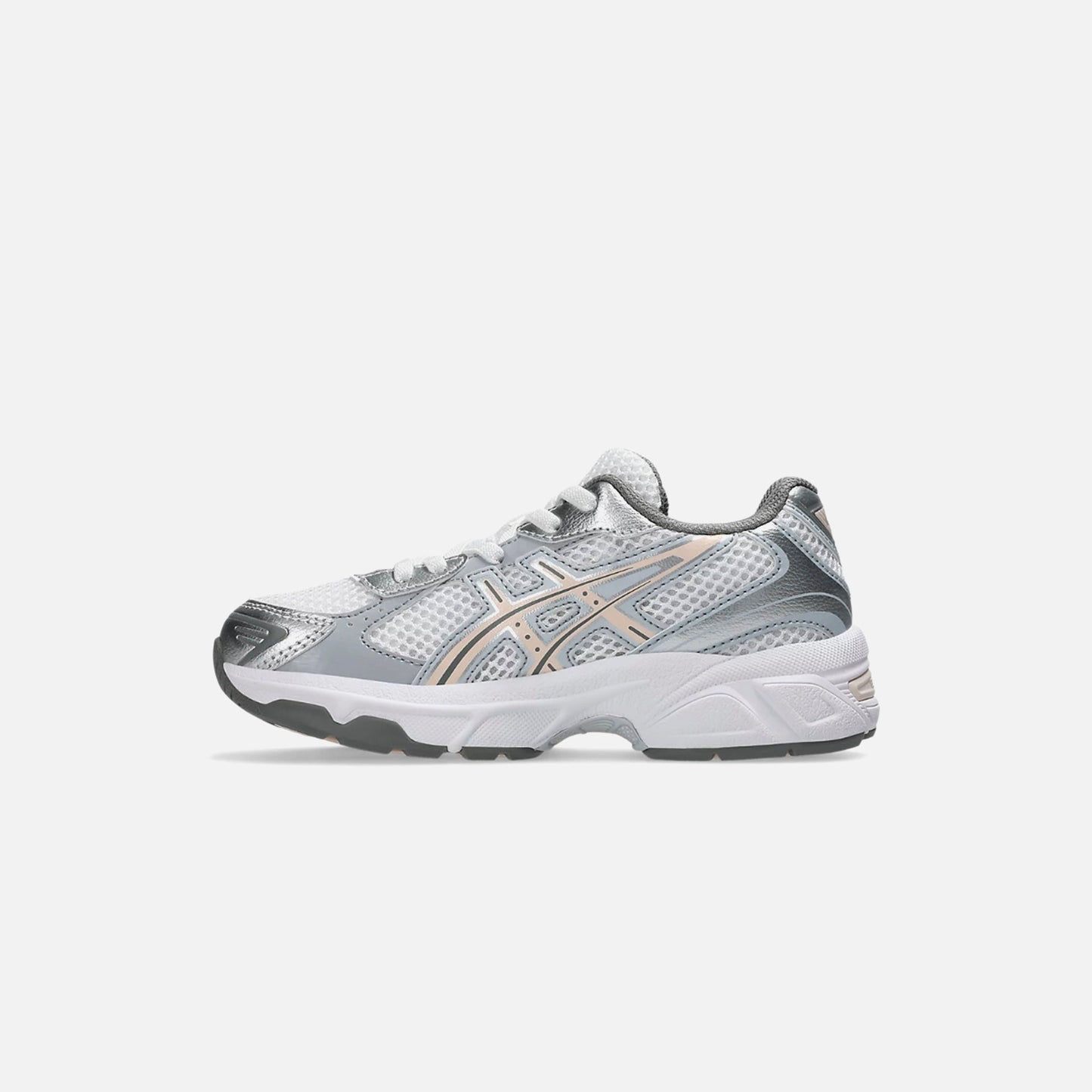 Kids Kith ASCIS PS Gel-1130 - White / Pearl Pink