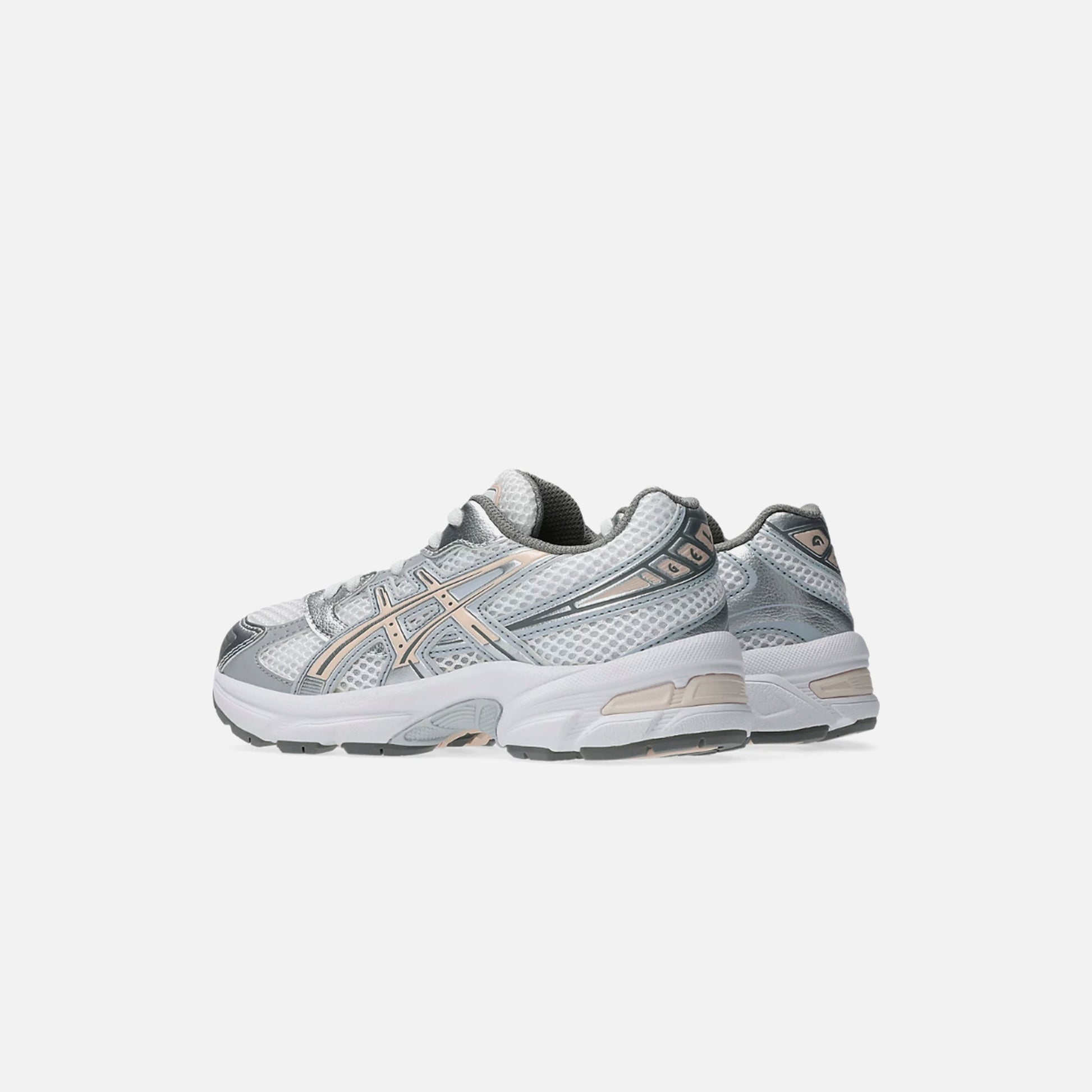 Kids Kith ASCIS PS Gel-1130 - White / Pearl Pink