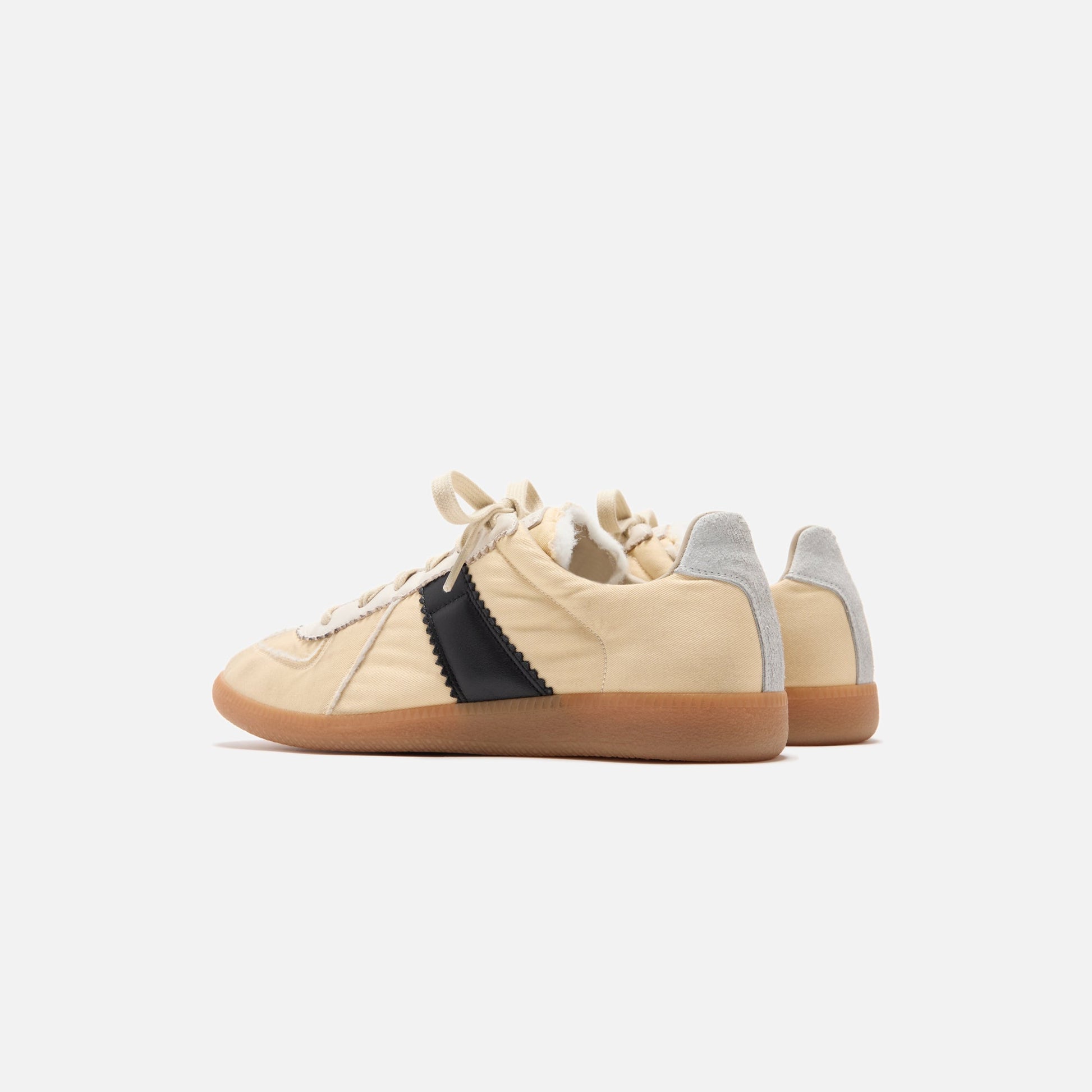 Men|Women Kith Maison Margiela Replica Sneaker - Drill Yellow Vintage