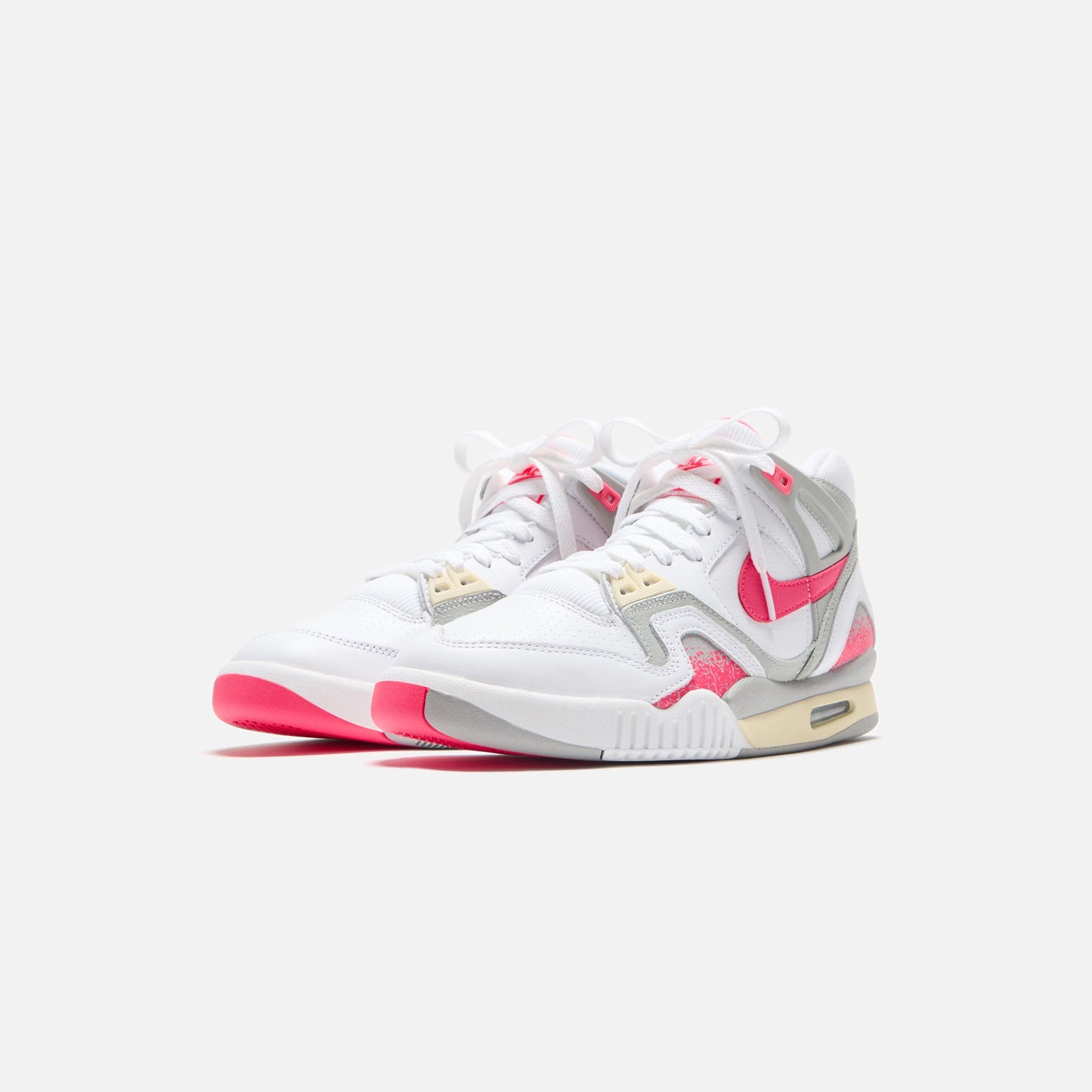 Men Kith Nike Air Tech Challenge II QS - White / Racer Pink / Light Smoke Grey