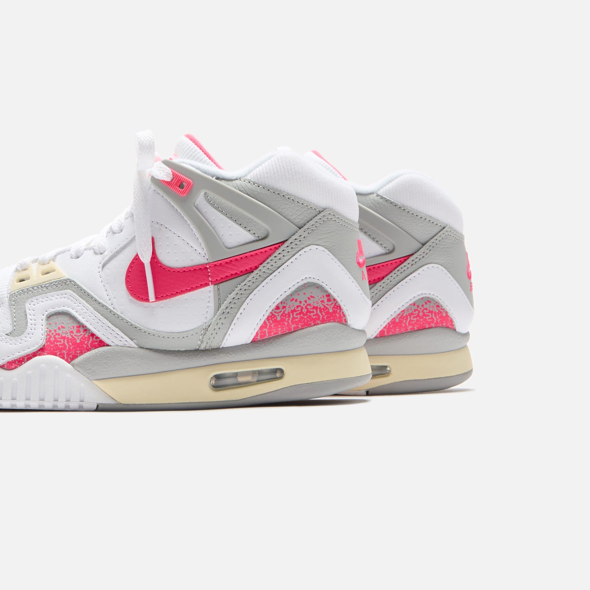 Men Kith Nike Air Tech Challenge II QS - White / Racer Pink / Light Smoke Grey