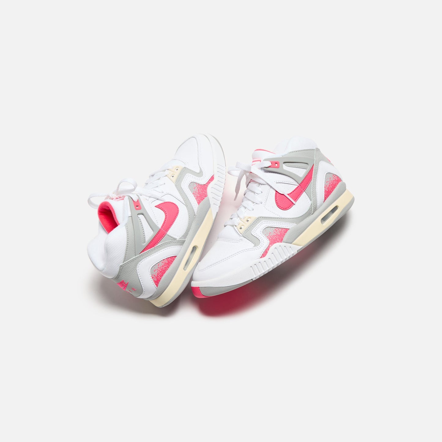 Men Kith Nike Air Tech Challenge II QS - White / Racer Pink / Light Smoke Grey