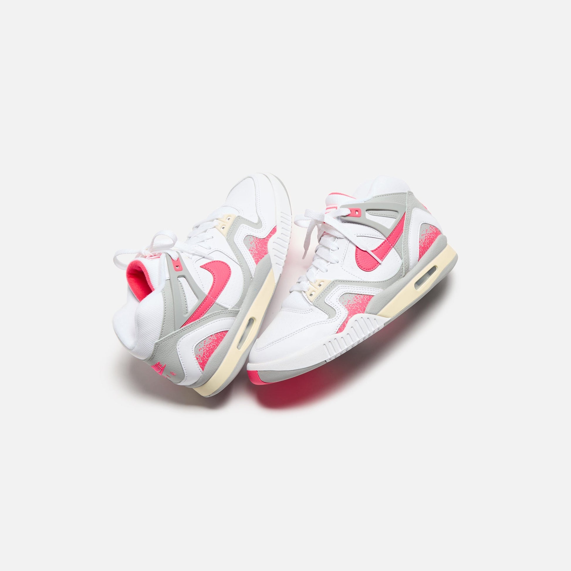 Men Kith Nike Air Tech Challenge II QS - White / Racer Pink / Light Smoke Grey