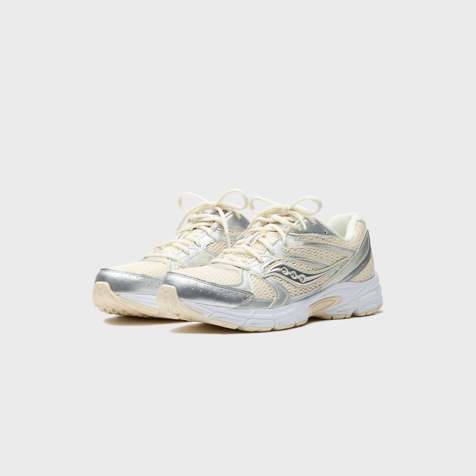Women Kith Saucony WMNS Ride Millennium - Cream / Silver