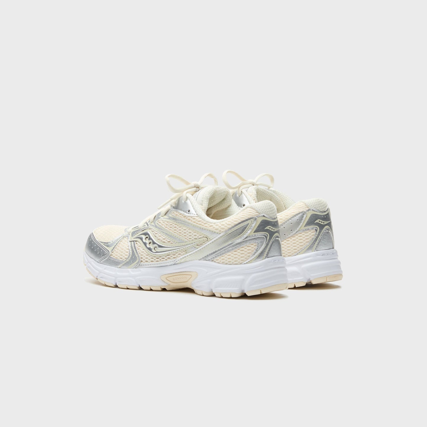 Women Kith Saucony WMNS Ride Millennium - Cream / Silver