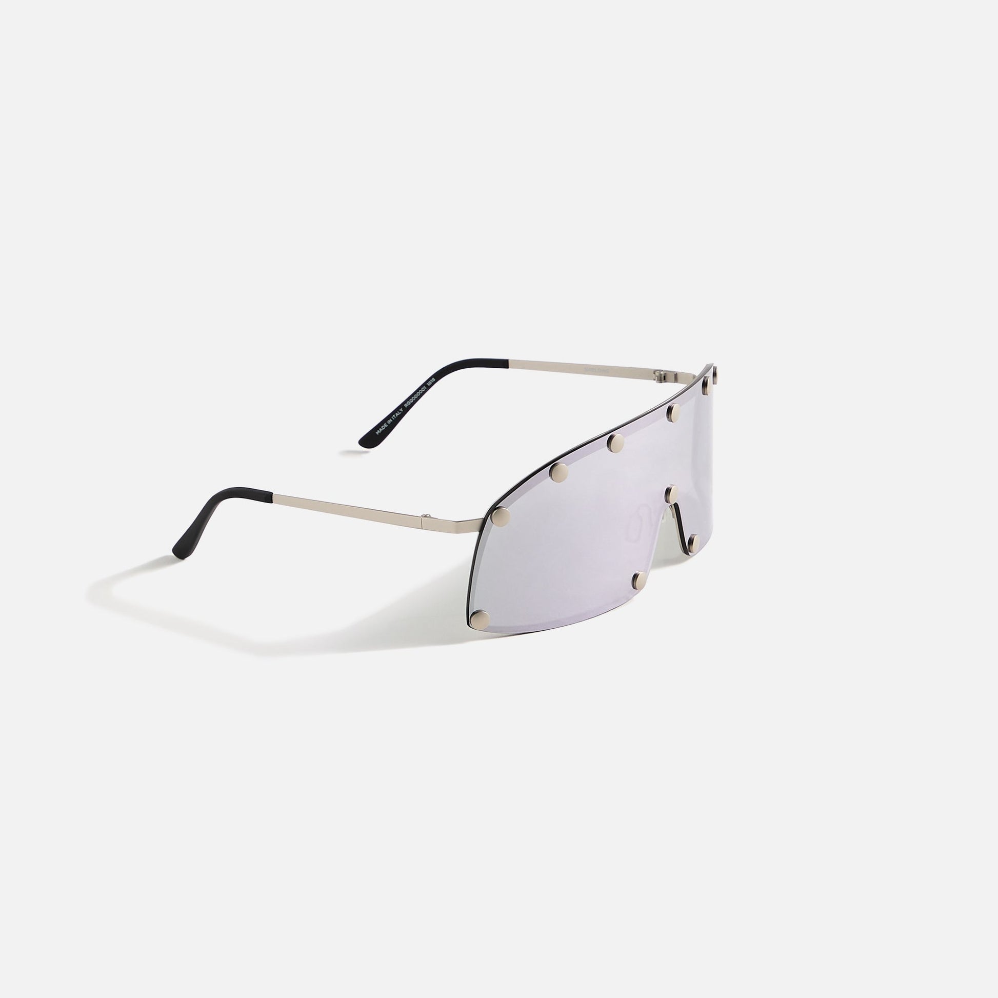 Men Kith Rick Owens Sunglasses Shielding - Silver