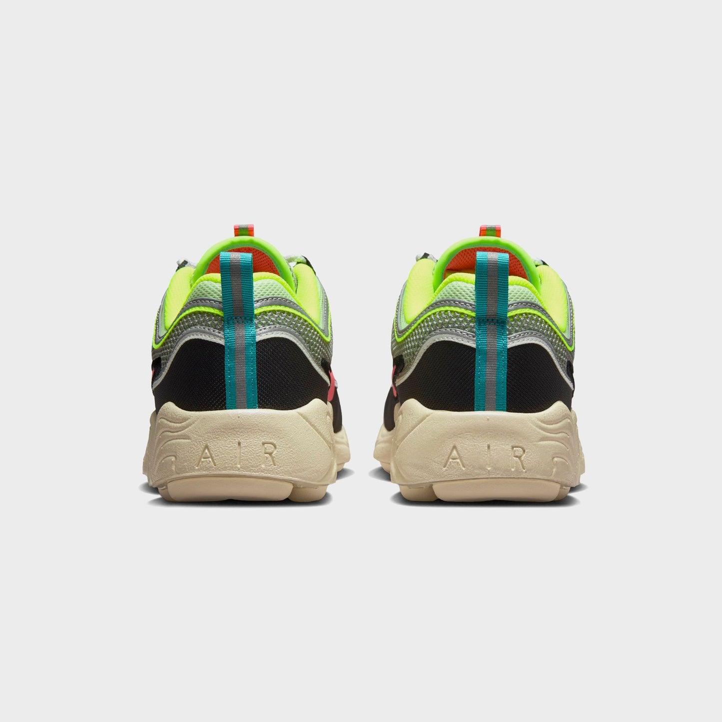 Men Kith Nike Air Zoom Spiridon - Barely Volt / Hot Punch / Metallic Silver / S
