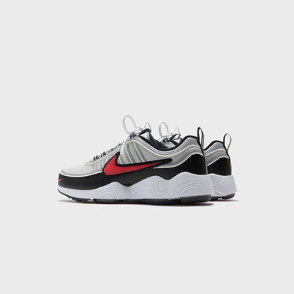 Men Kith Nike Zoom Spiridon - Metallic Silver / Sport Red / Black / White
