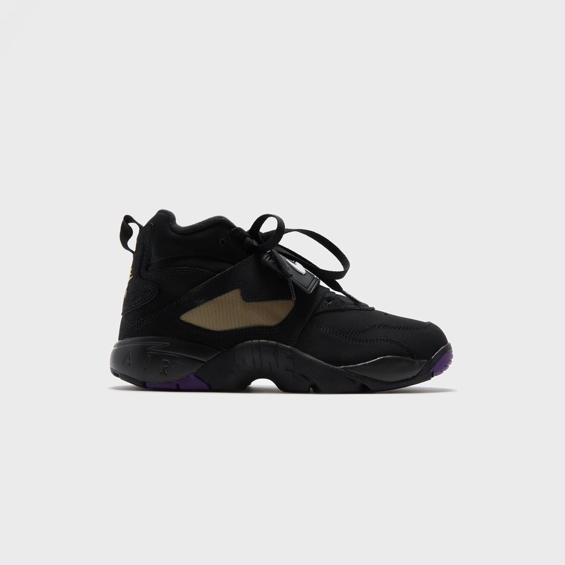 Men Kith Nike Air Diamond Turf - Black / White / Club Purple / Metallic