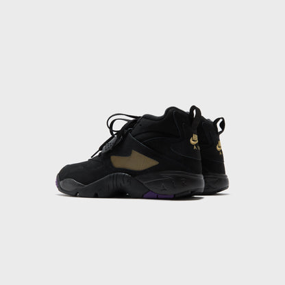 Men Kith Nike Air Diamond Turf - Black / White / Club Purple / Metallic