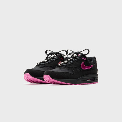 Men Kith Nike Air Max 1 - Black / Playful Pink / University Red