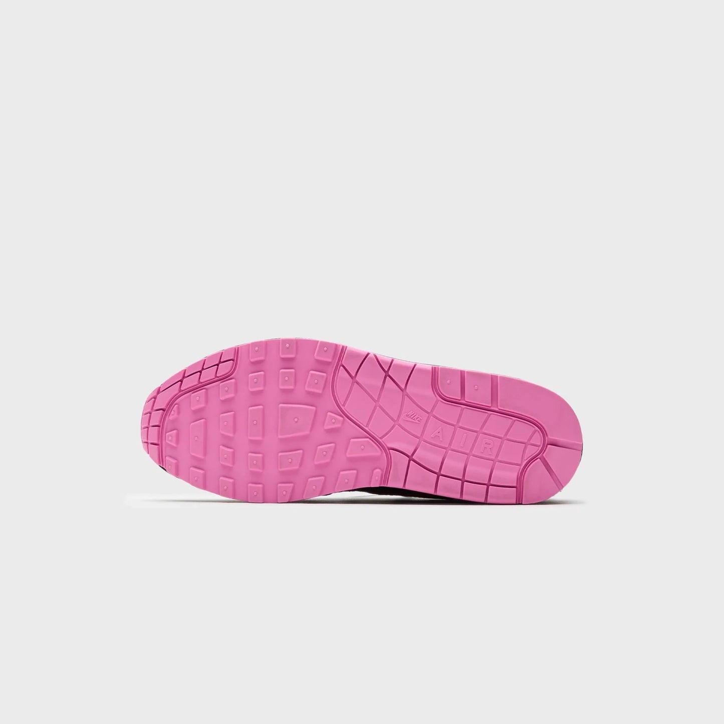 Men Kith Nike Air Max 1 - Black / Playful Pink / University Red