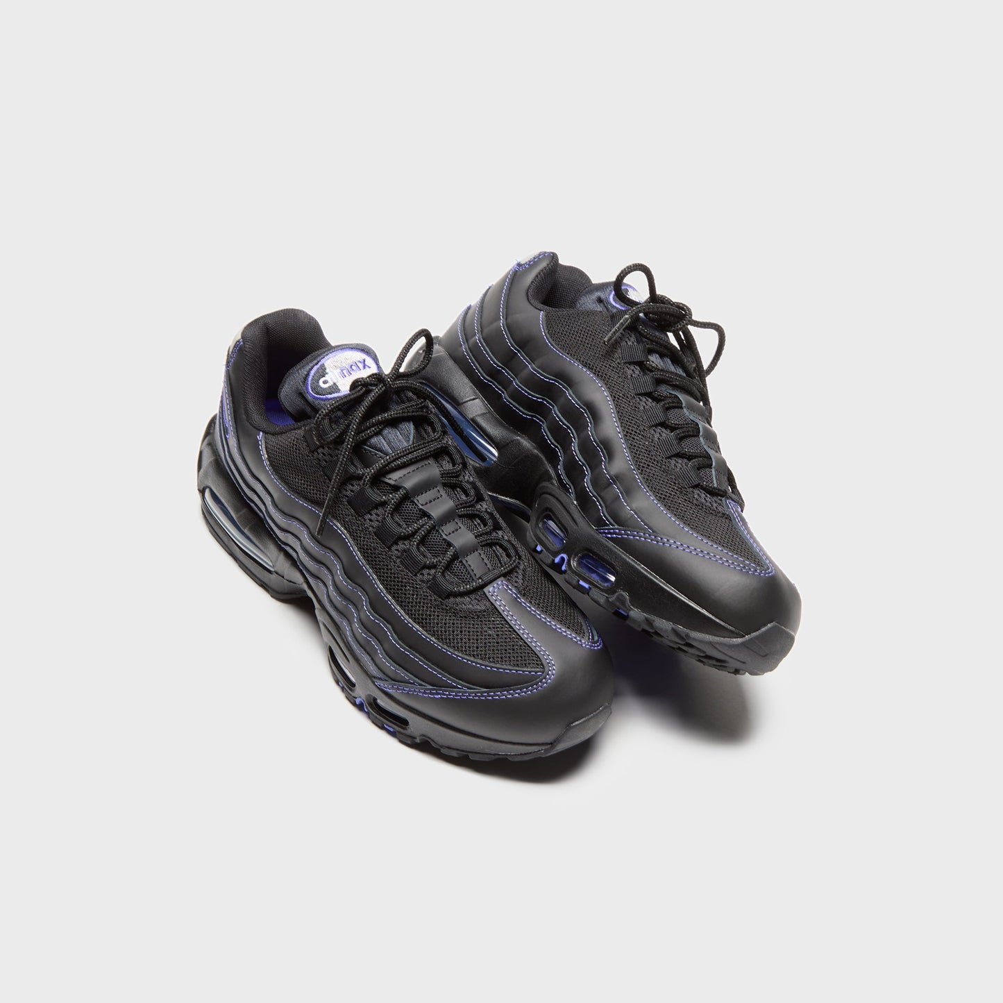 Men Kith Nike Air Max 95 - Black / Persian Violet / Wolf Grey