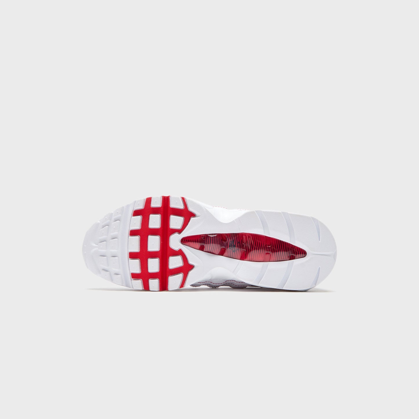 Men Kith Nike Air Max 95 OG - White / University Red / Wolf Grey