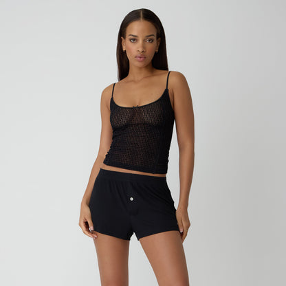 Women Kith Kith Women Mesh Cami - Black