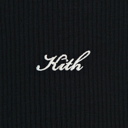 Women Kith Kith Women Modal Rib Mulberry - Black