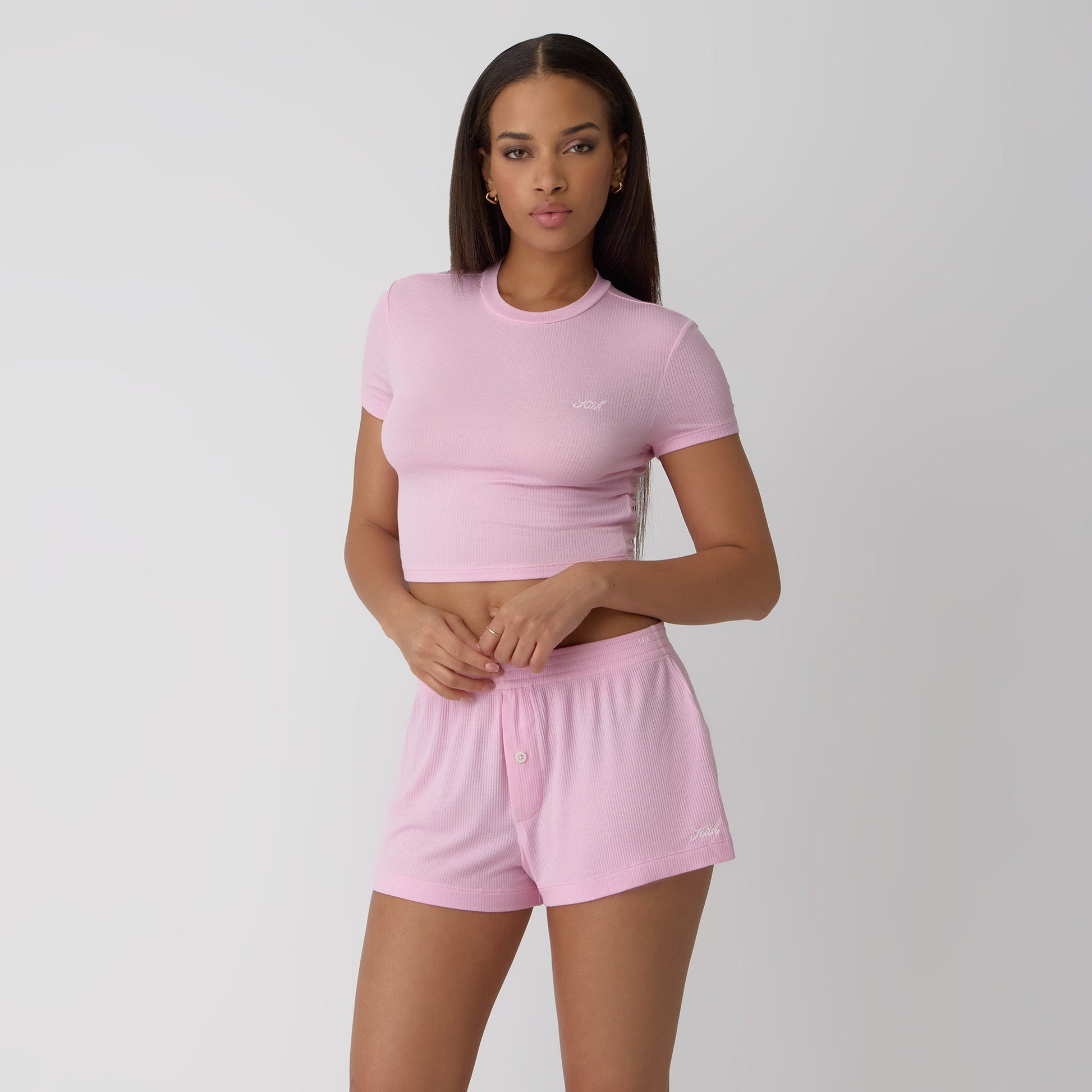 Women Kith Kith Women Modal Rib Mulberry - Poppet