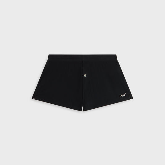 Women Kith Kith Women Modal Rib Nilah Shorty - Black