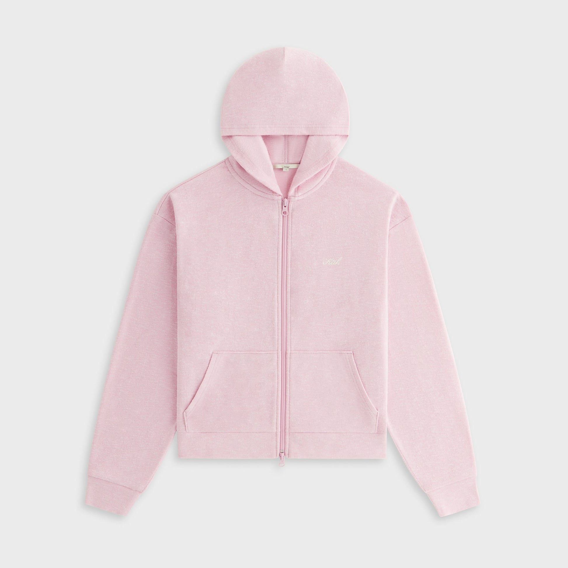 Women Kith Kith Women Leary Lounge Zip Hoodie - Poppet