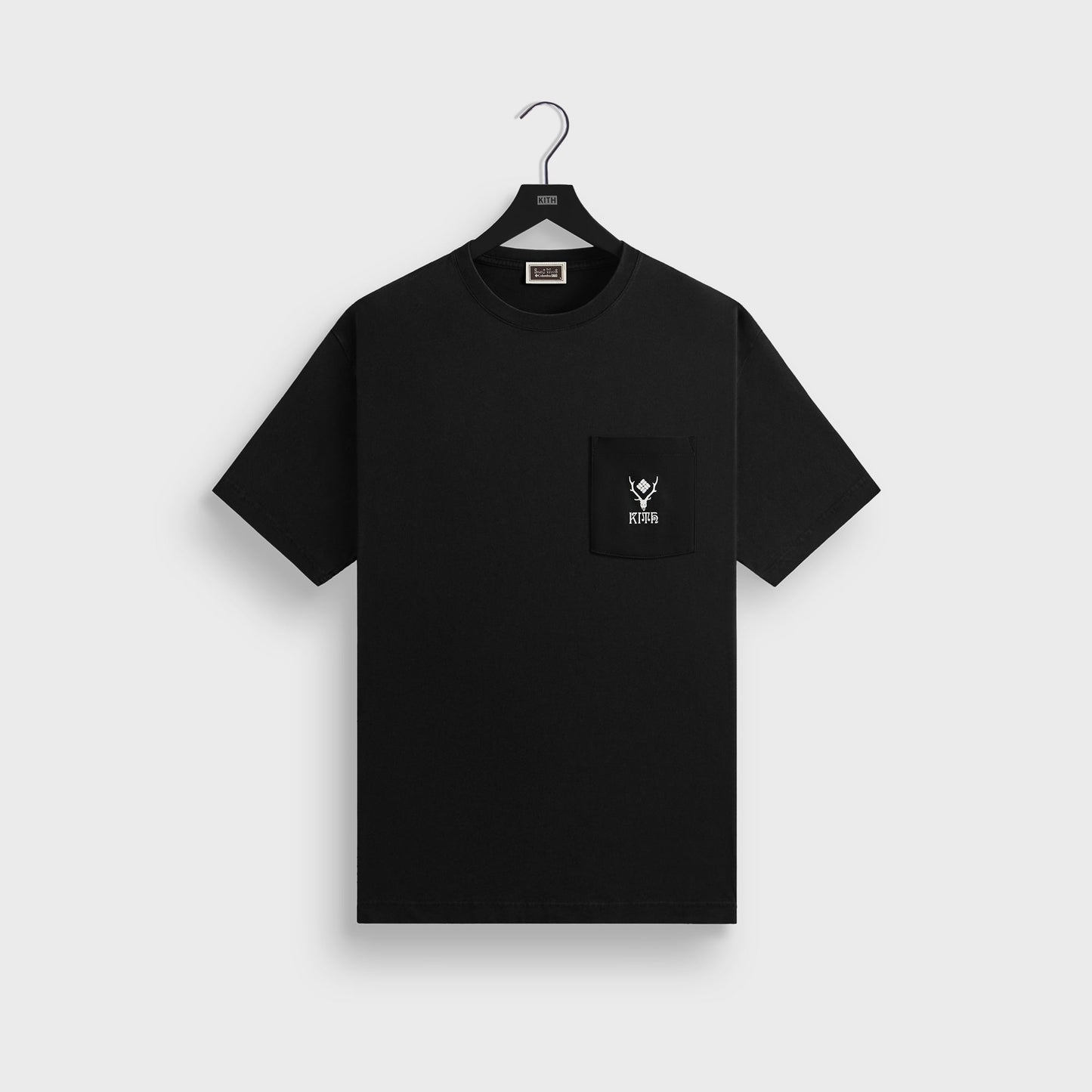 Men Kith Kith & South2 West8 for Columbia City Pocket Tee - Black