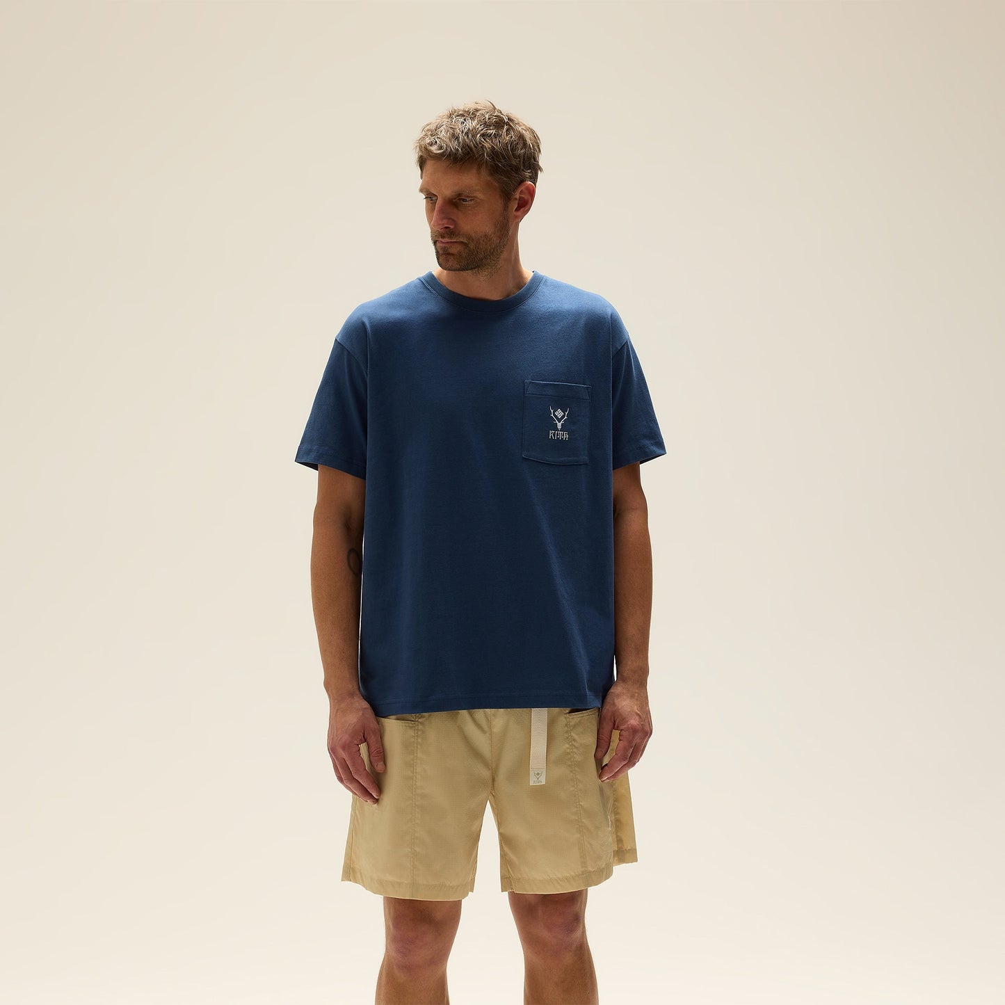 Men Kith Kith & South2 West8 for Columbia City Pocket Tee - Sway