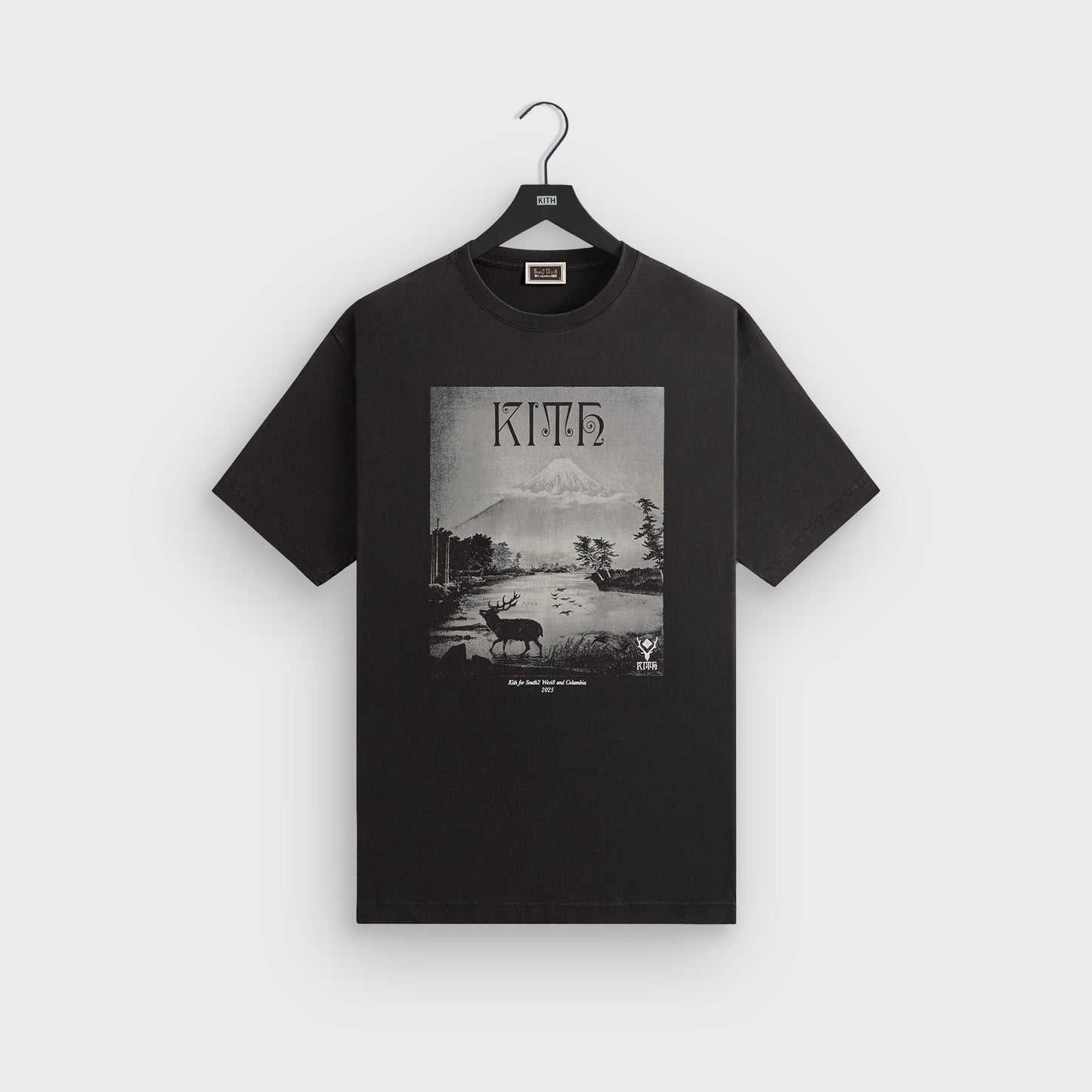Men Kith Kith & South2 West8 for Columbia Landscape Vintage Tee - Black