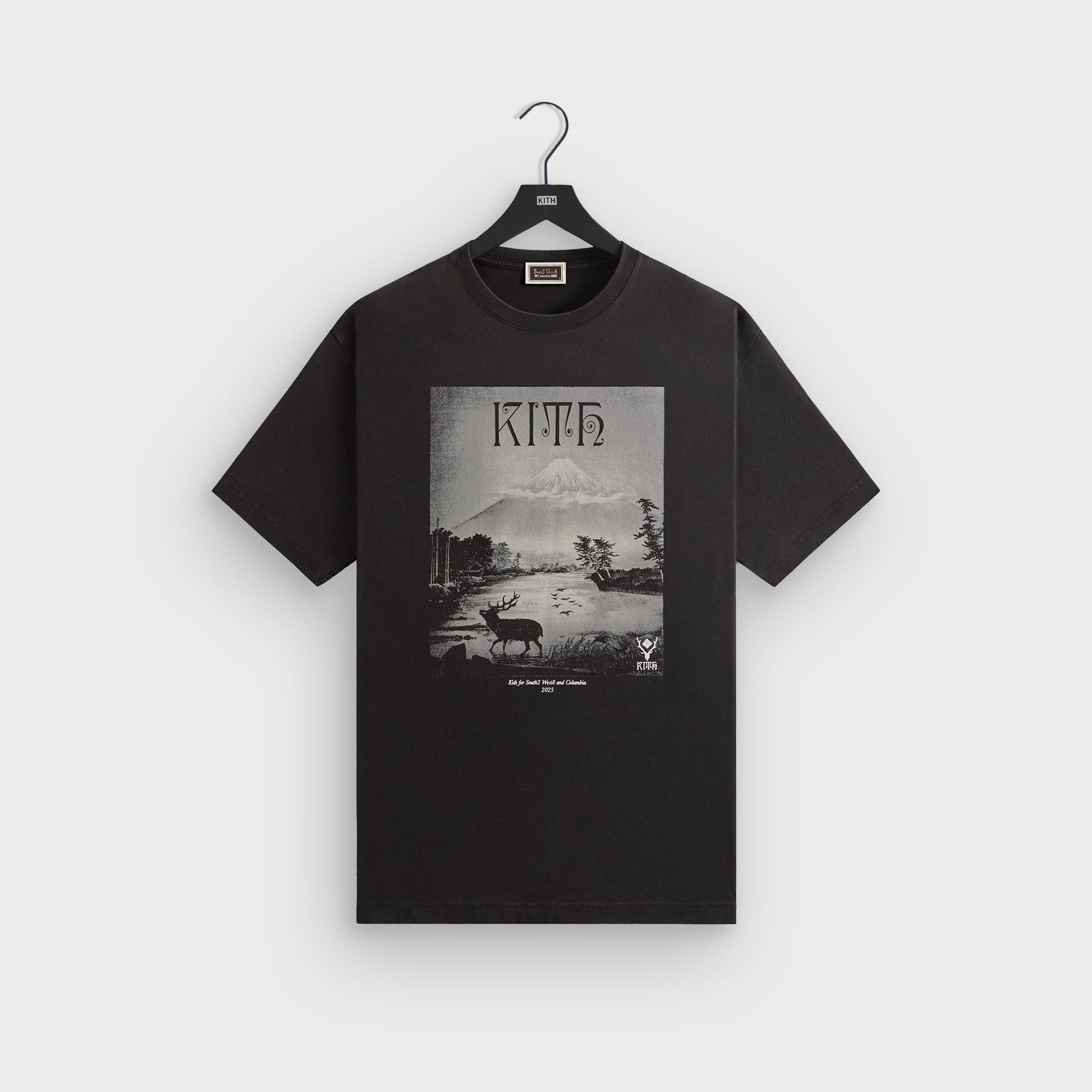 Men Kith Kith & South2 West8 for Columbia Landscape Vintage Tee - Black