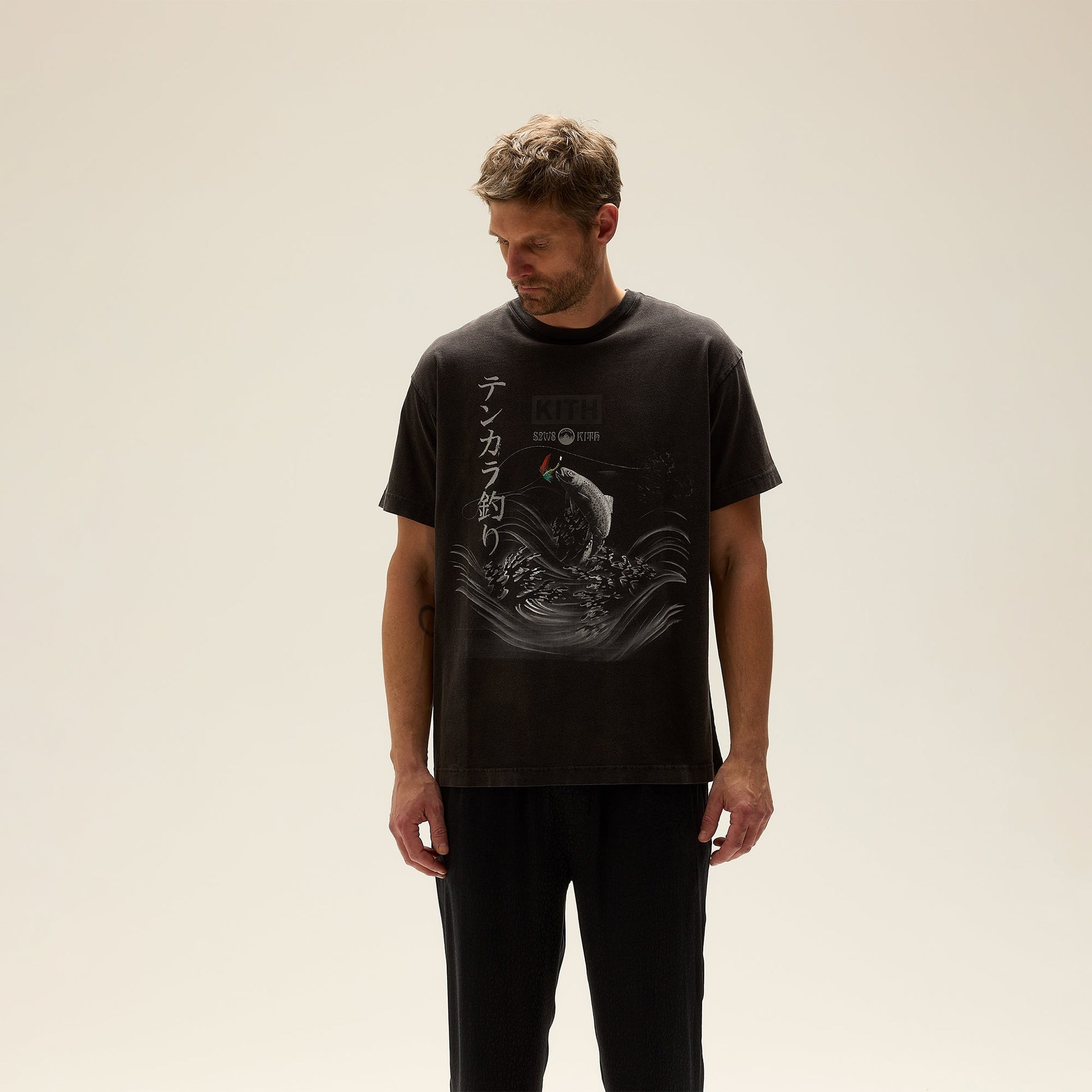 Men Kith Kith & South2 West8 for Columbia Tenkara Vintage Tee - Black