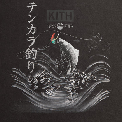 Men Kith Kith & South2 West8 for Columbia Tenkara Vintage Tee - Black