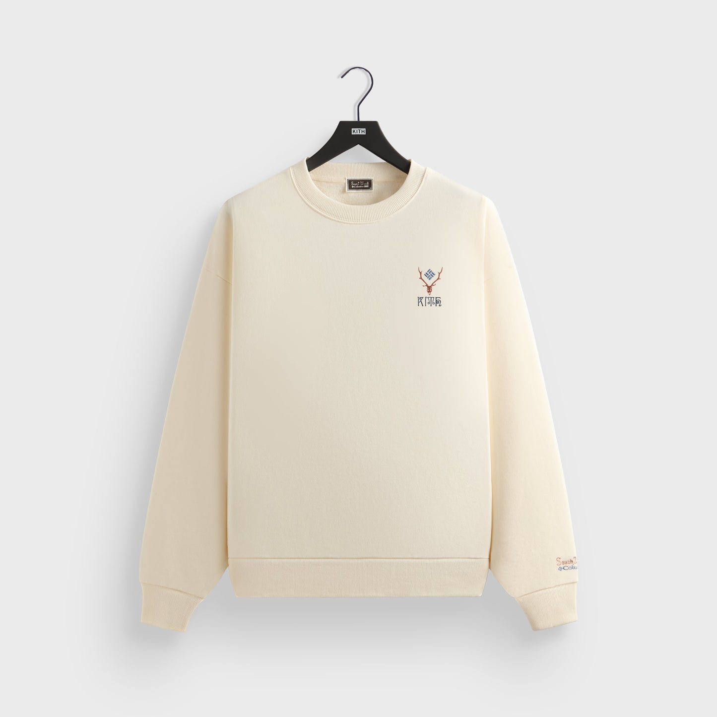 Men Kith Kith & South2 West8 for Columbia Nelson Crewneck - Sandrift