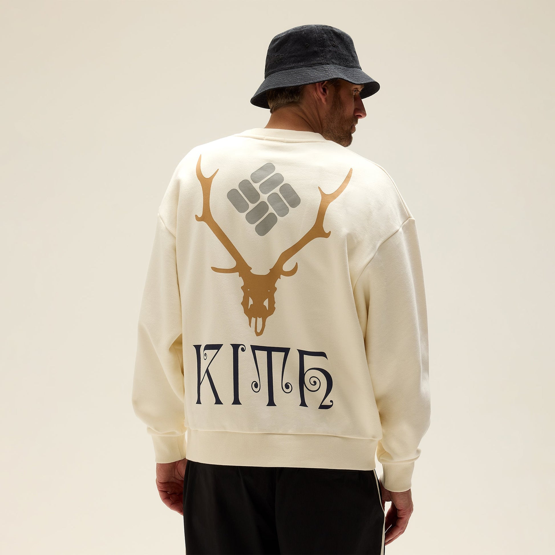 Men Kith Kith & South2 West8 for Columbia Nelson Crewneck - Sandrift