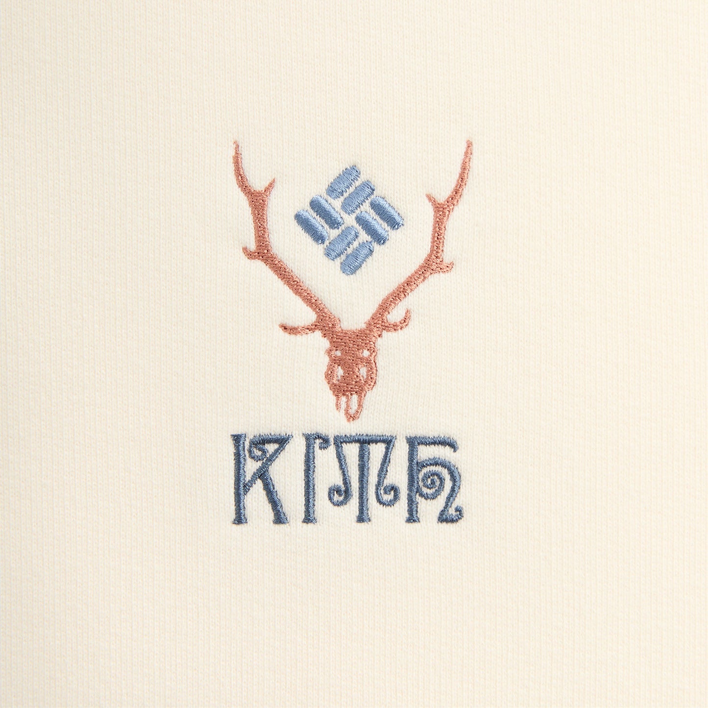 Men Kith Kith & South2 West8 for Columbia Nelson Crewneck - Sandrift