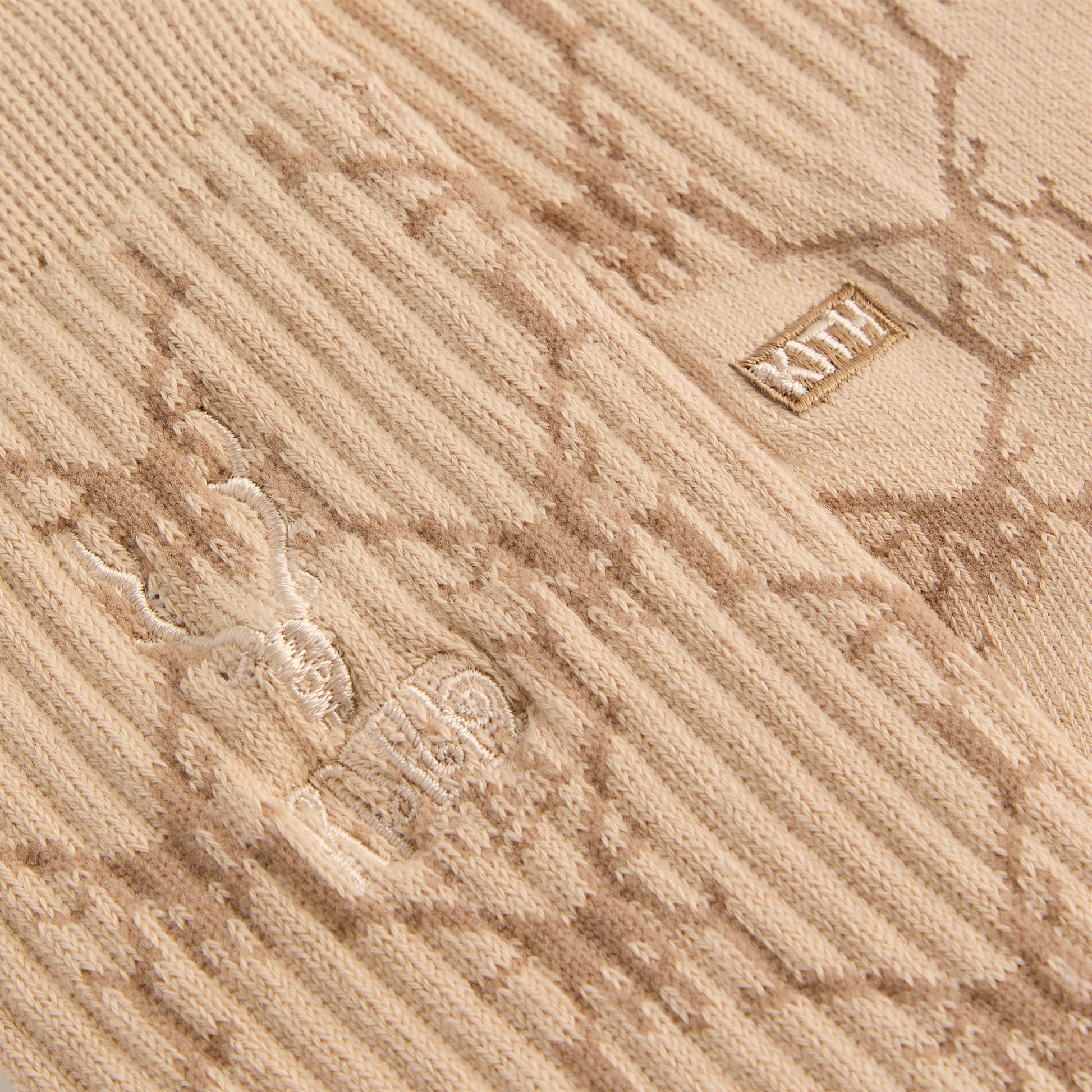Men Kith Kith for South2 West8 Monogram Jacquard Crew Socks - Eternal