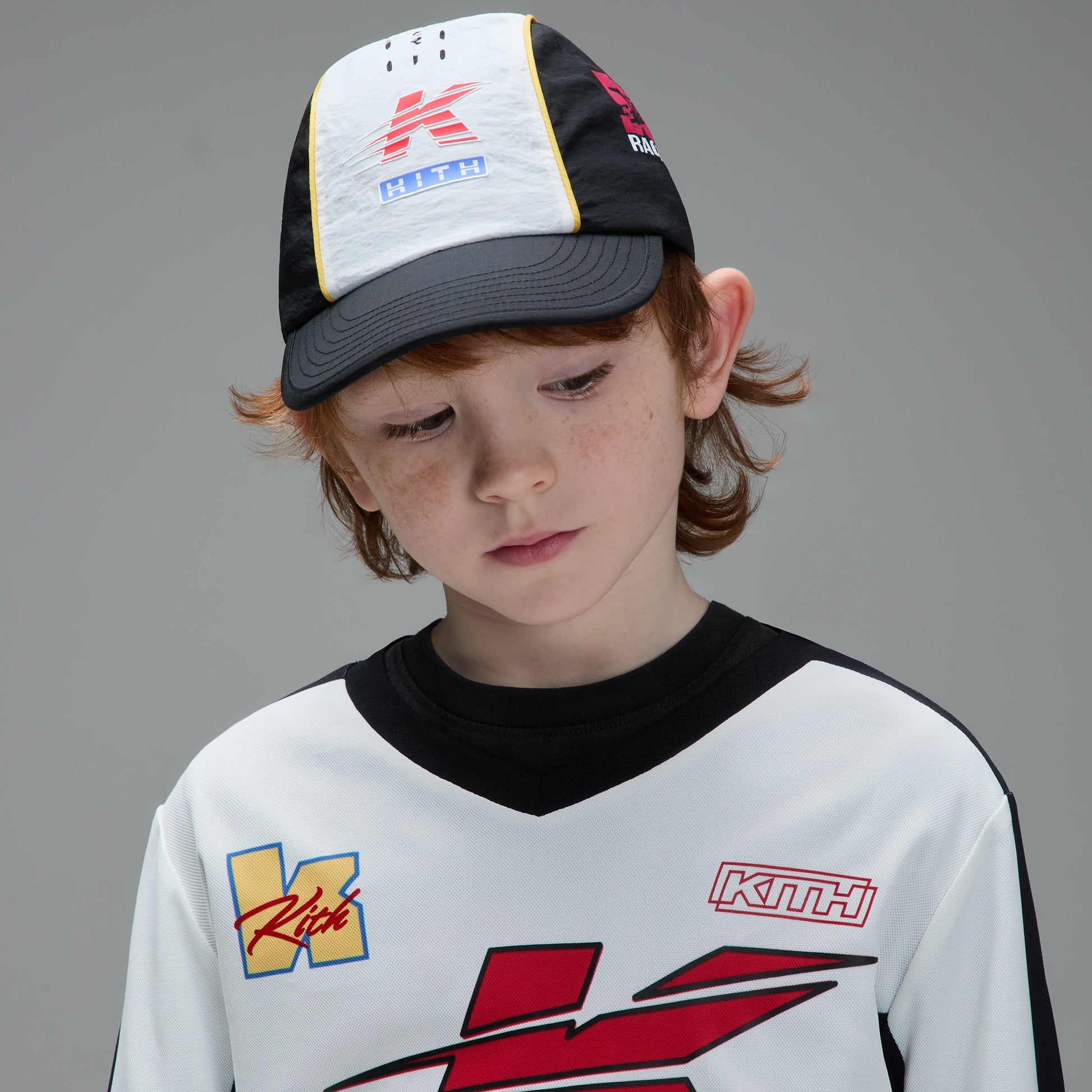 Kids Kith Kith Kids Ridley Speed Camper Cap - Sandrift