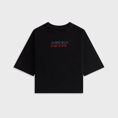 Kids Kith Kith Kids Speed Logo Leonard Tee - Black