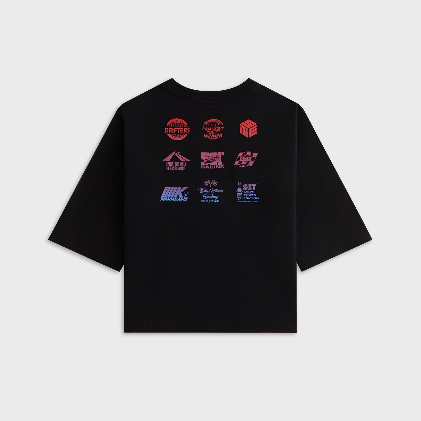Kids Kith Kith Kids Speed Logo Leonard Tee - Black