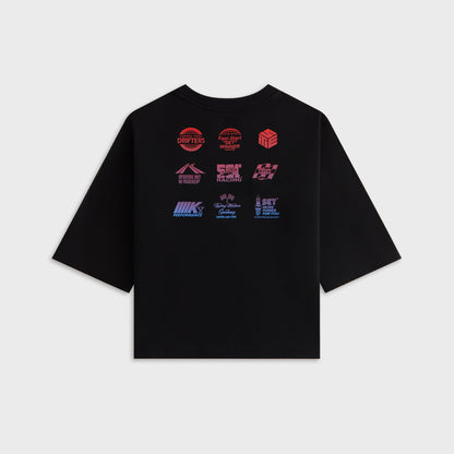 Kids Kith Kith Kids Speed Logo Leonard Tee - Black