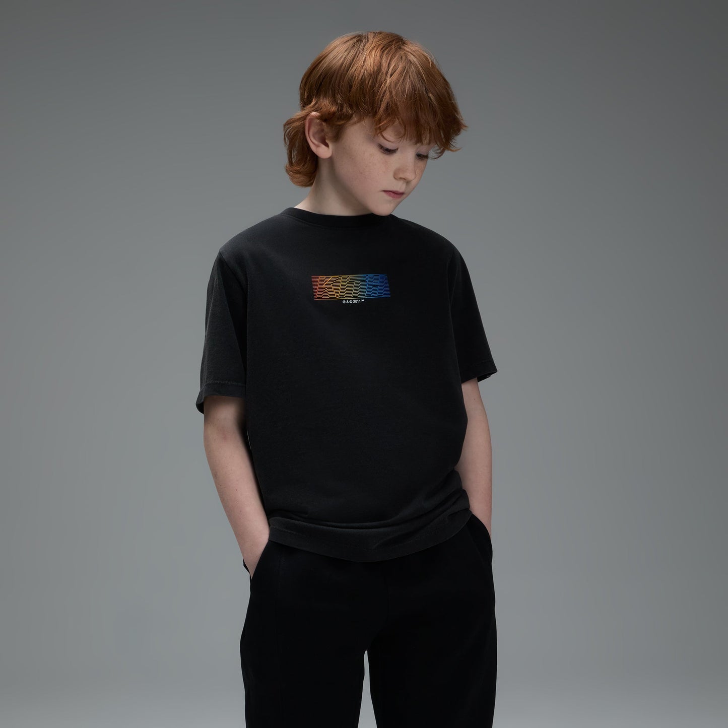 Kids Kith Kith Kids Sonic Vintage Tee - Black