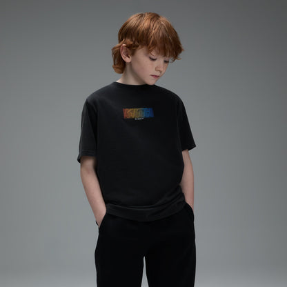 Kids Kith Kith Kids Sonic Vintage Tee - Black