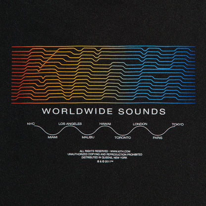 Kids Kith Kith Kids Sonic Vintage Tee - Black