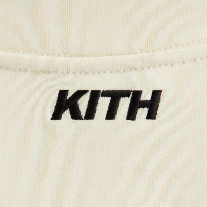 Kids Kith Kith Kids Paneled Cropped Fallon Quarter Zip - Sandrift