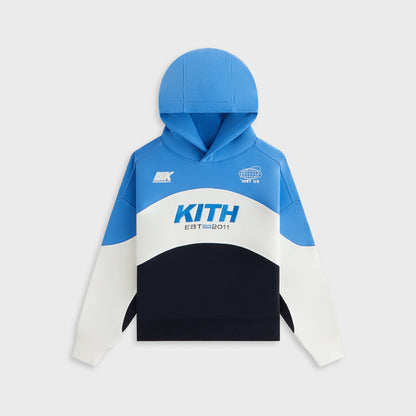 Kids Kith Kith Kids Paneled Nelson Hoodie - Marina
