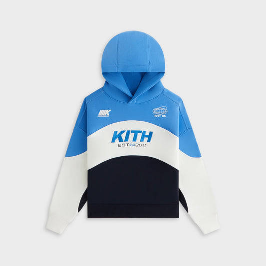 Kids Kith Kith Kids Paneled Nelson Hoodie - Marina