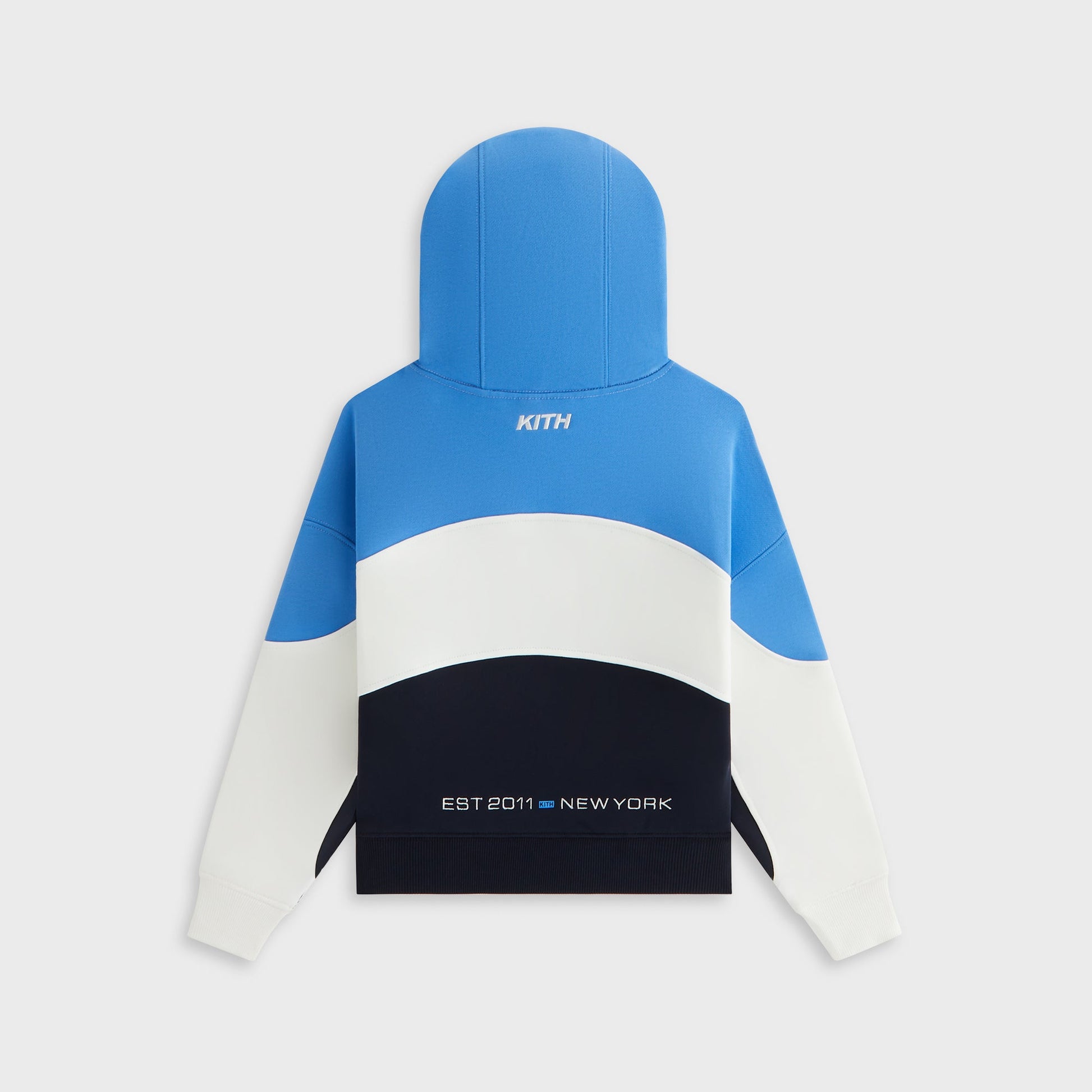 Kids Kith Kith Kids Paneled Nelson Hoodie - Marina