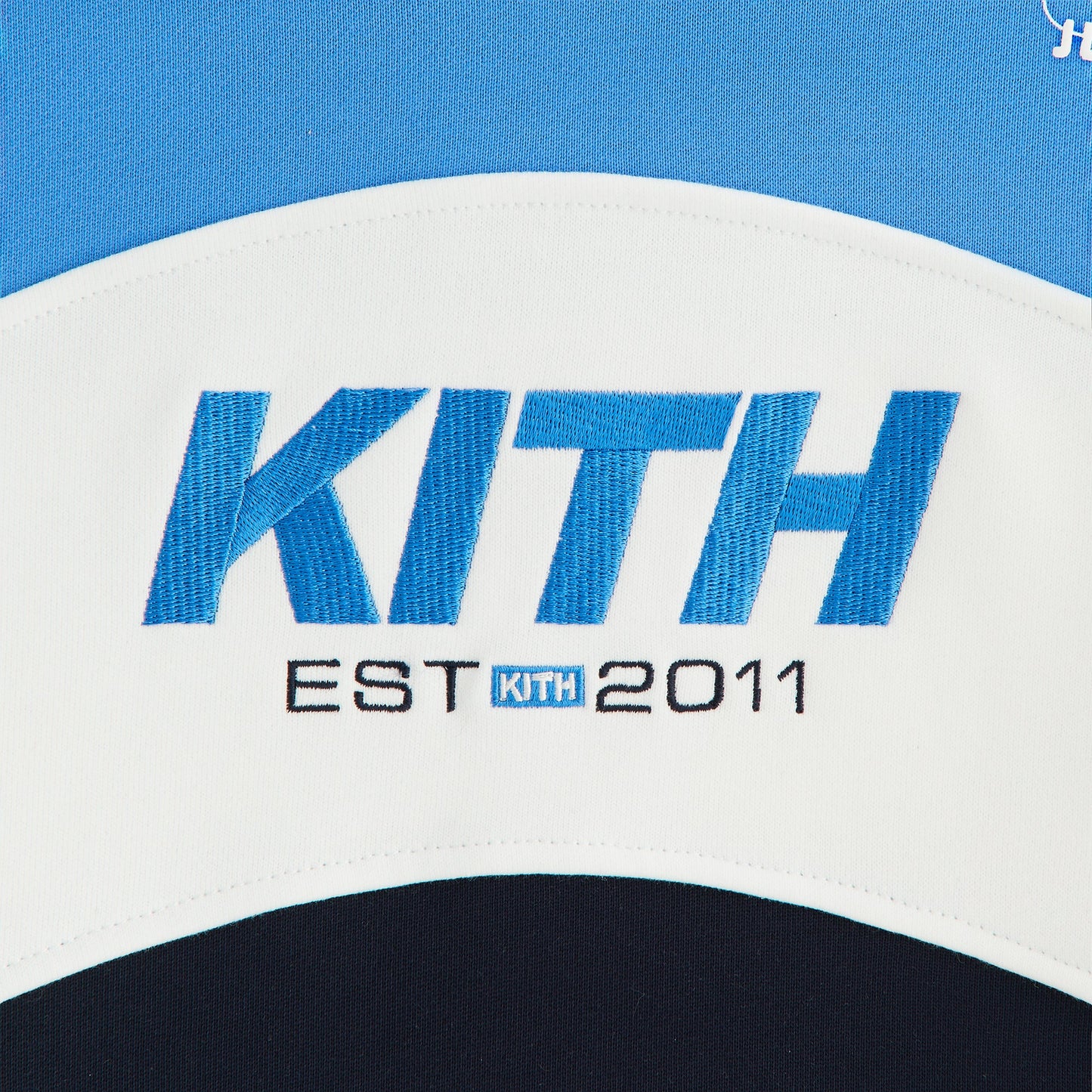 Kids Kith Kith Kids Paneled Nelson Hoodie - Marina
