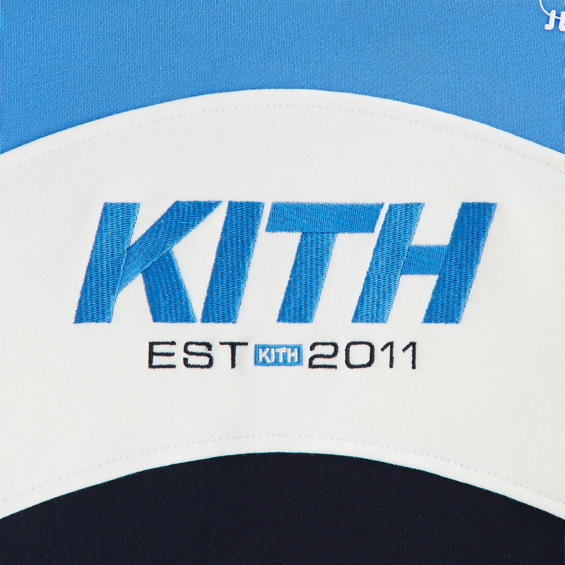 Kids Kith Kith Kids Paneled Nelson Hoodie - Marina