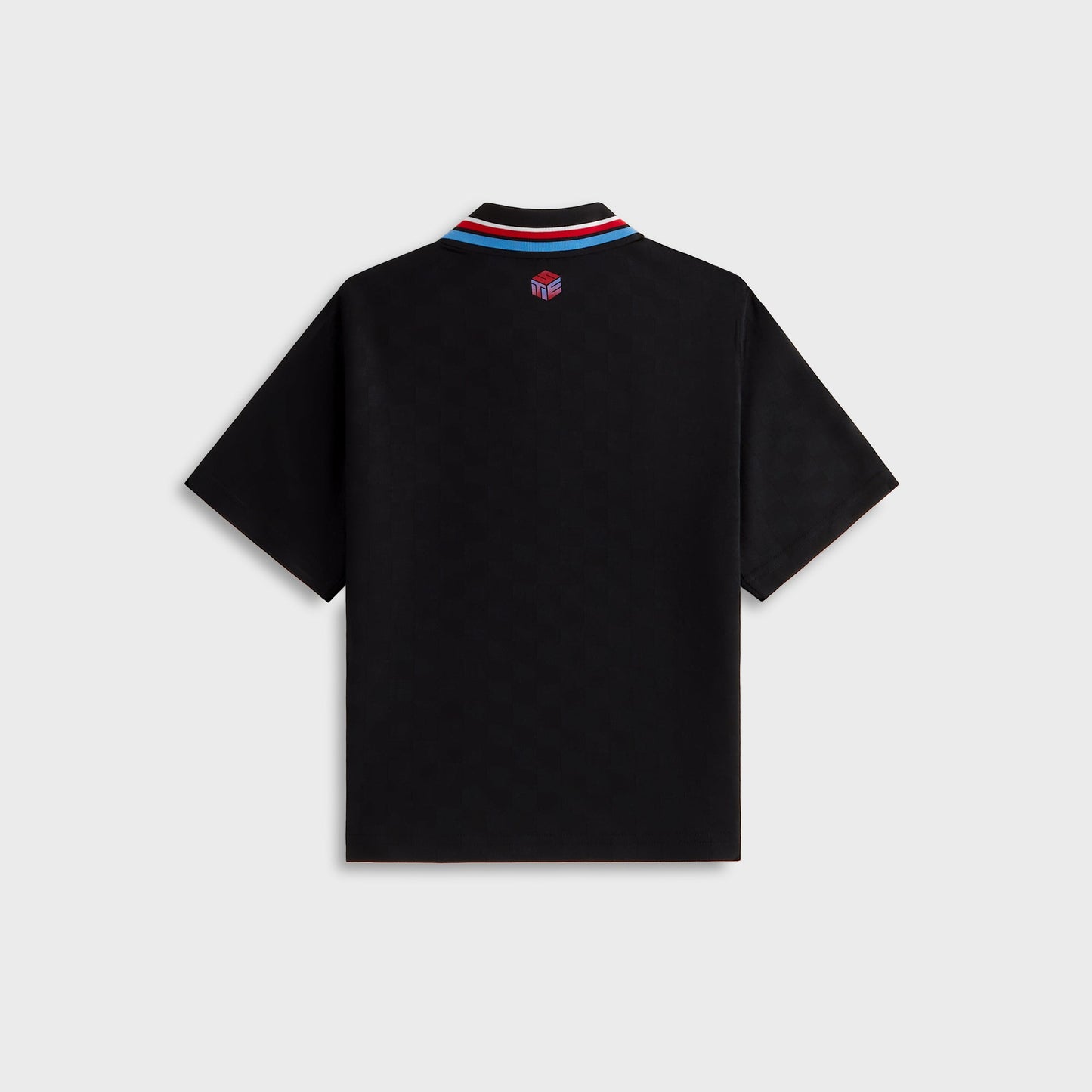 Kids Kith Kith Kids Checkerboard Soccer Polo - Black