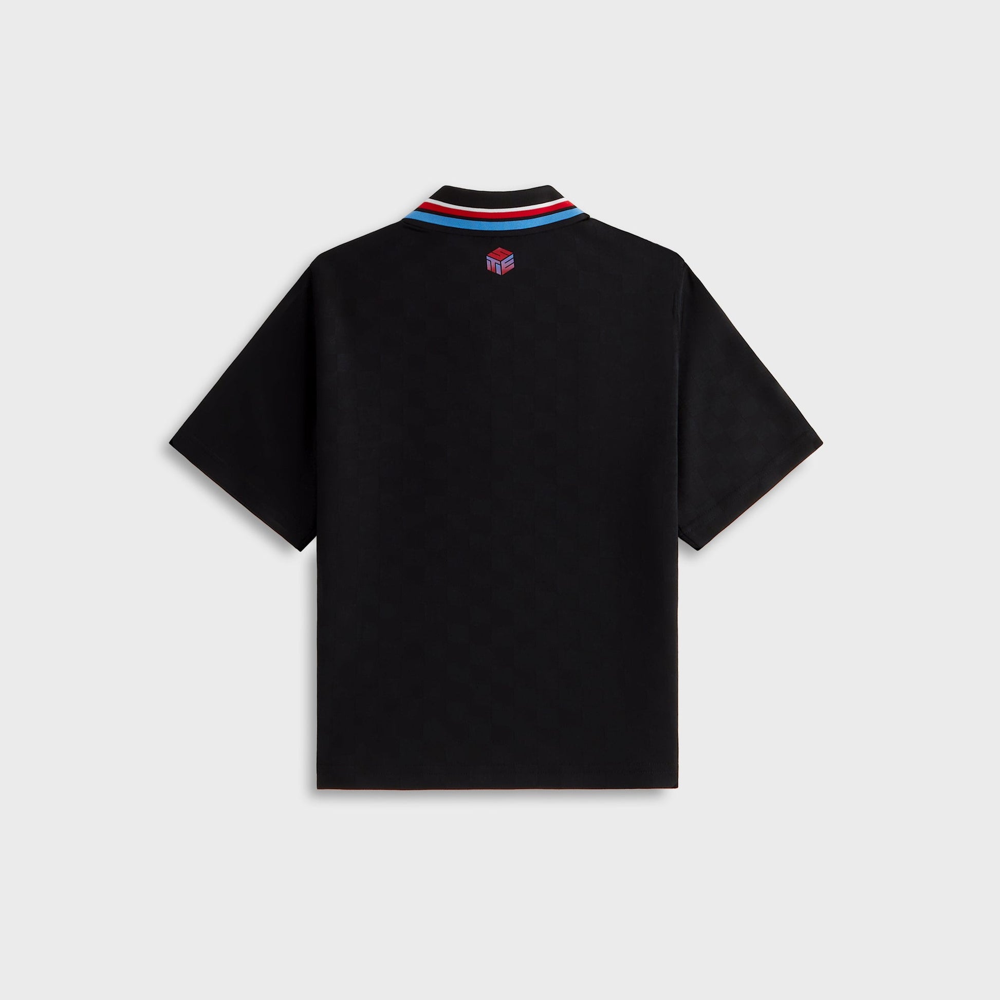 Kids Kith Kith Kids Checkerboard Soccer Polo - Black