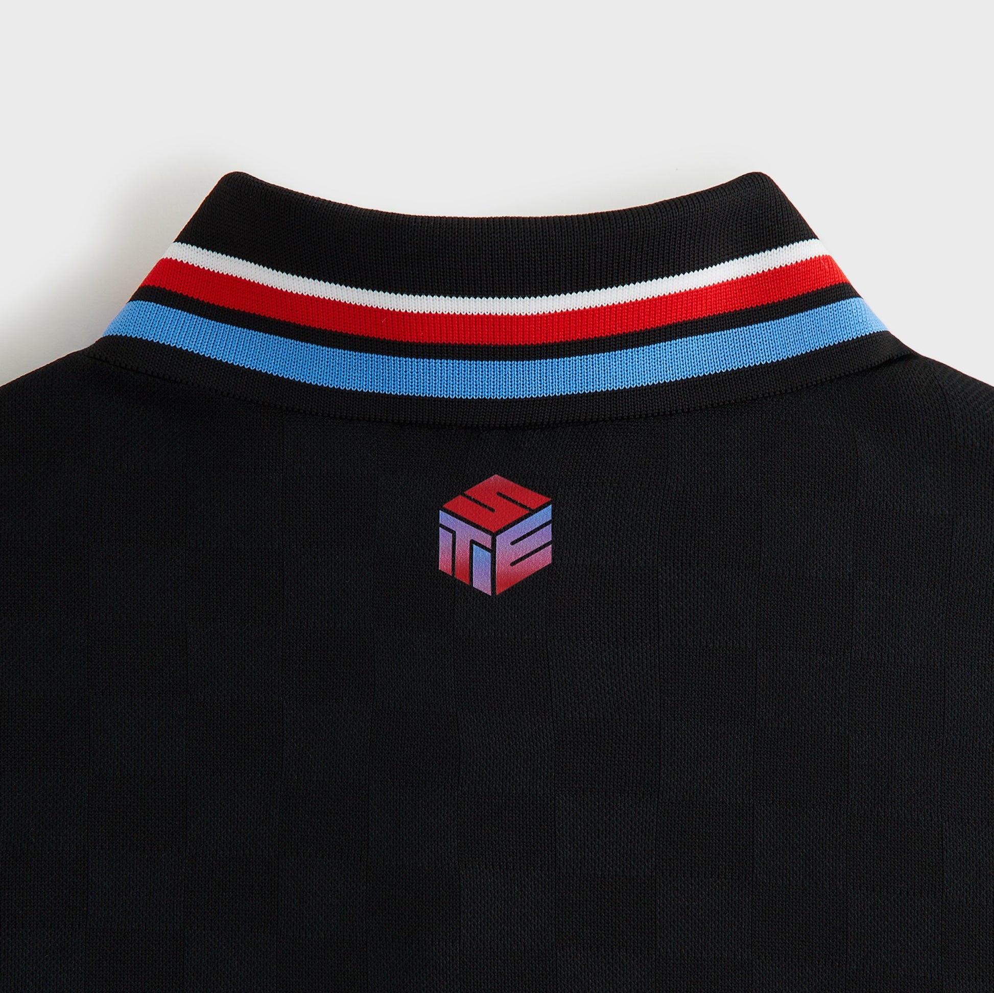 Kids Kith Kith Kids Checkerboard Soccer Polo - Black