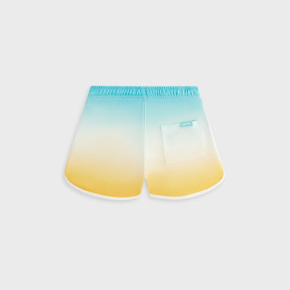 Kids Kith Kith Kids Gradient Soccer Jordan Short - Dusty Aqua